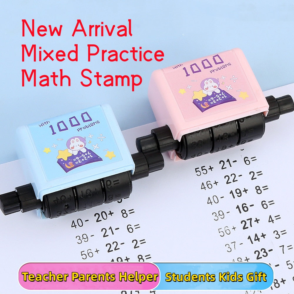 Magic math stamp